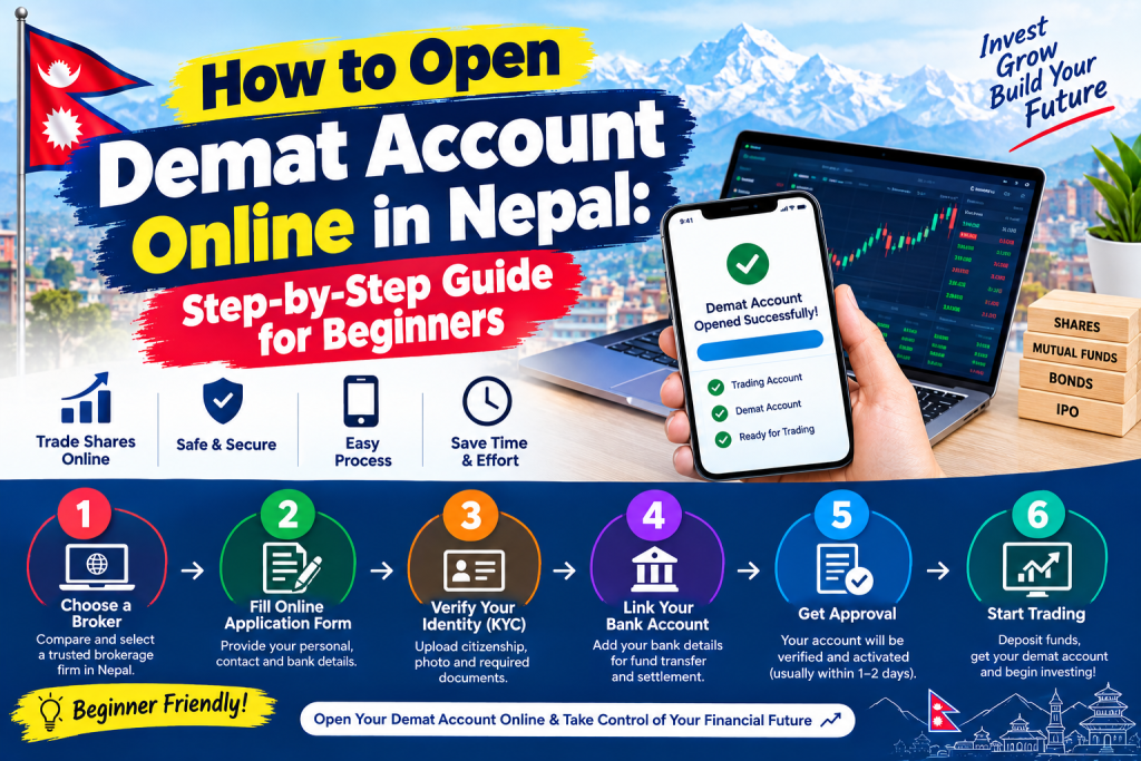 How to Open Demat Account Online in Nepal: Step-by-Step Guide for Beginners