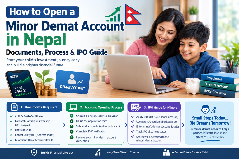 How to Open a Minor Demat Account in Nepal: Documents, Process & IPO Guide